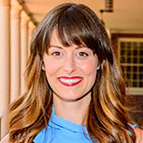 Woman with long brown hair